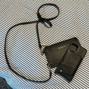 Bandolier Black Phone Case with Gold Accents iPhone 15 pro